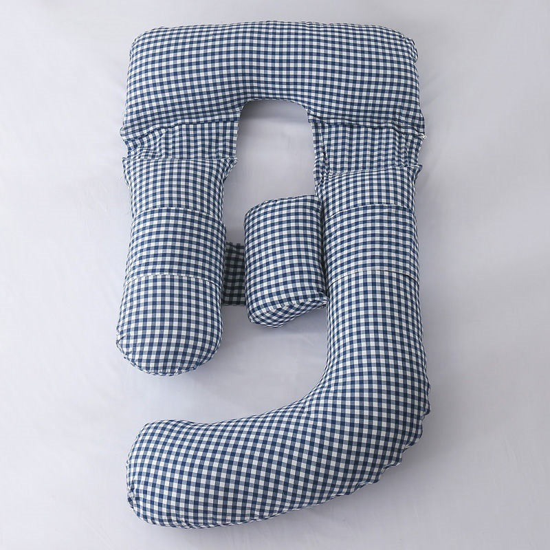 U-Shaped Maternity Pillow for Waist Support and Side Sleeping