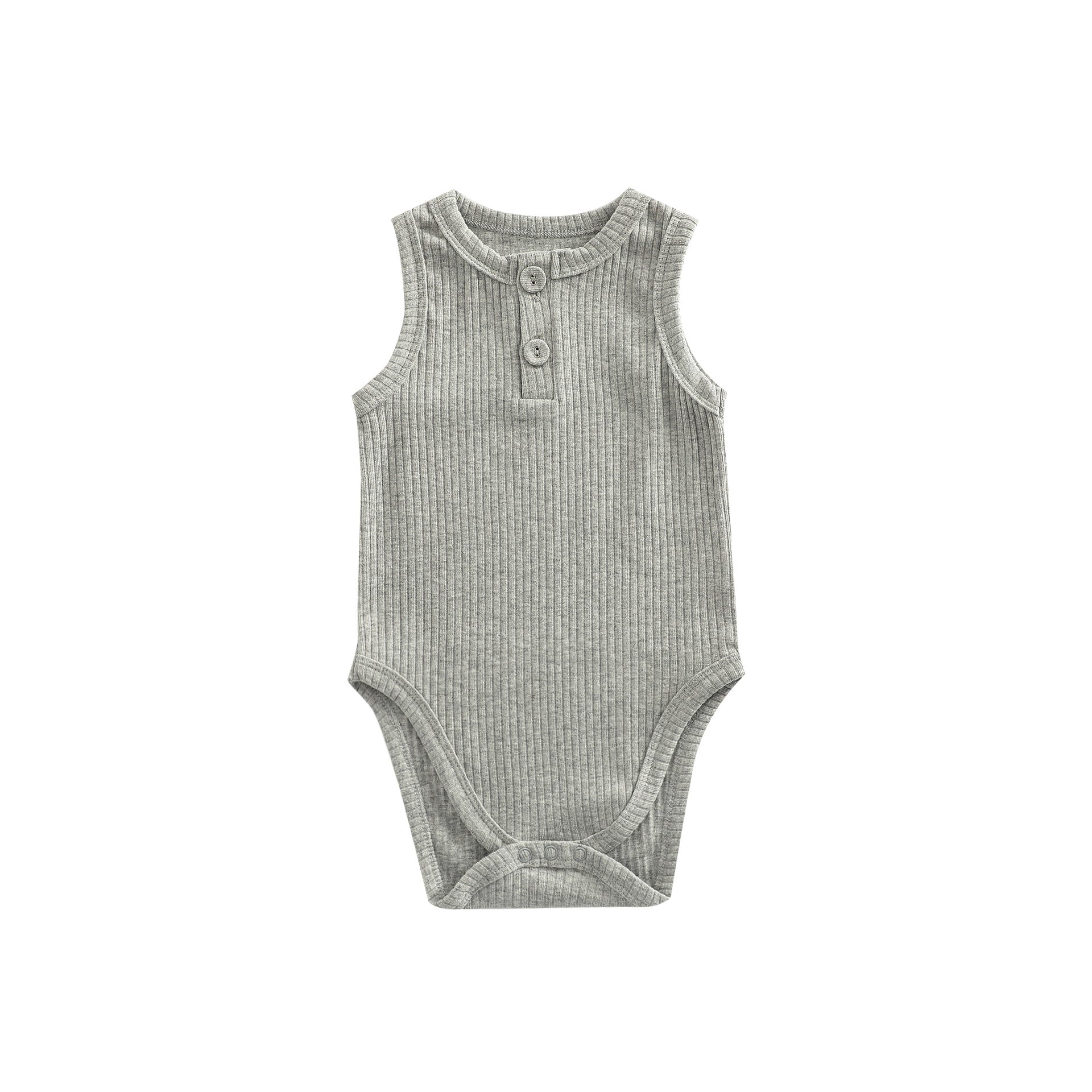 Baby Girl Cotton Stripe Vest Romper