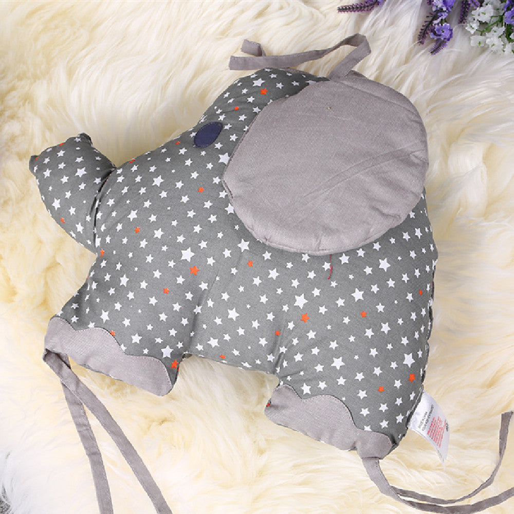 Cotton Baby Crib Bedding with Embroidered Elephant Design