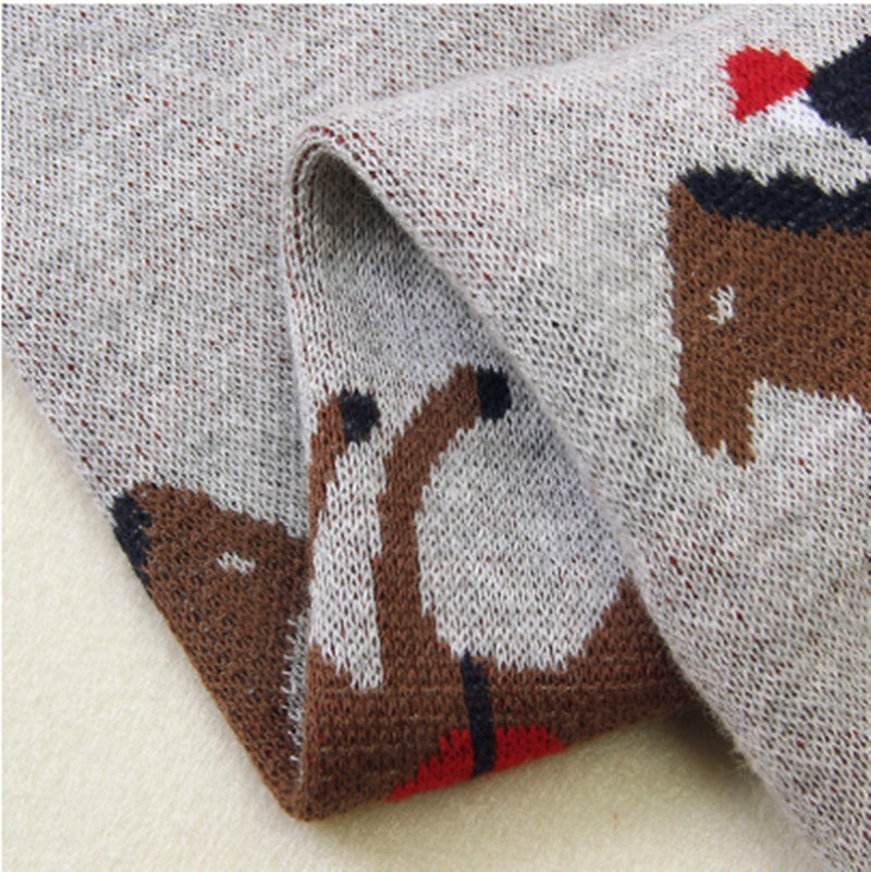 Pure Cotton Knitted Baby Hug Blanket