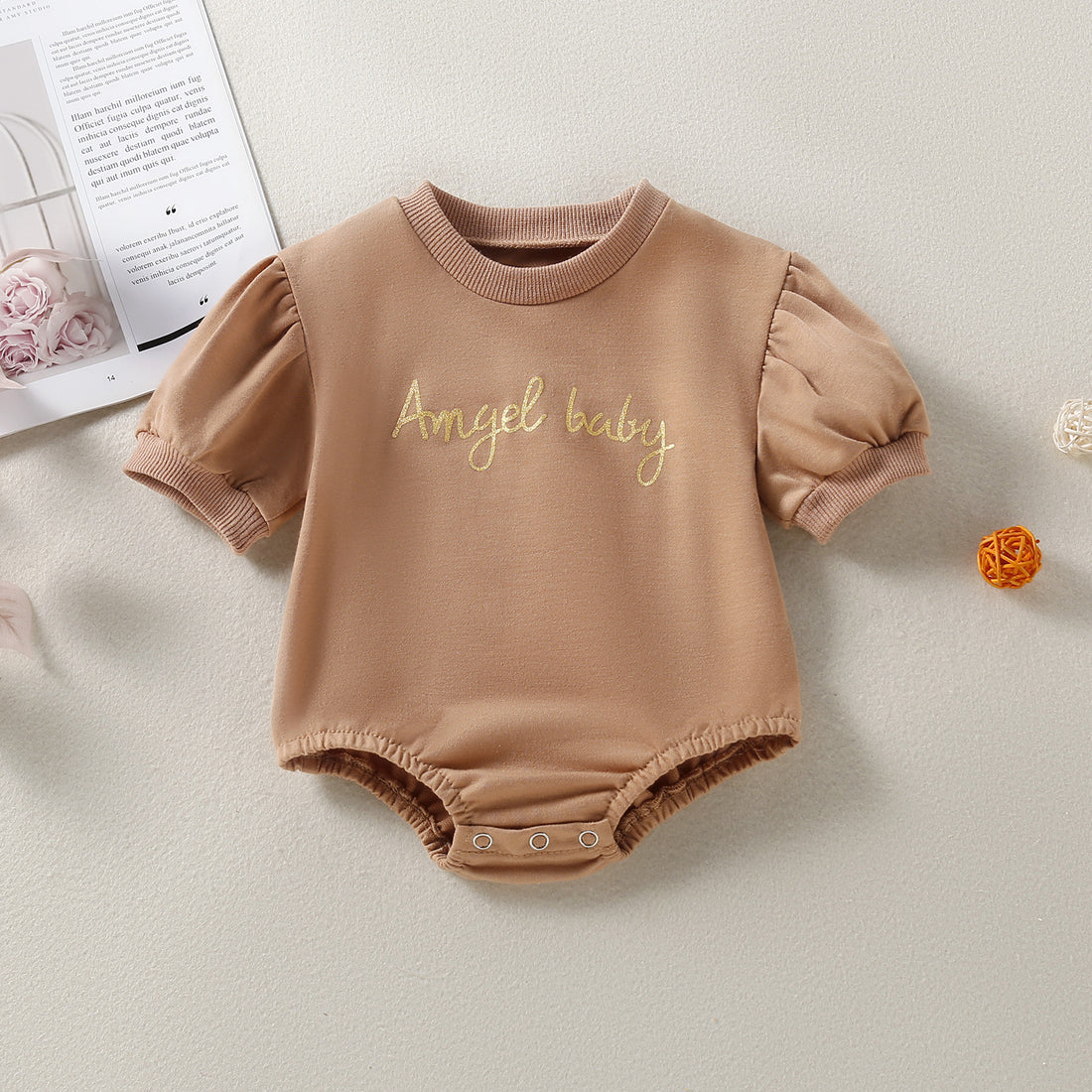 Baby Half Sleeve Triangle Romper