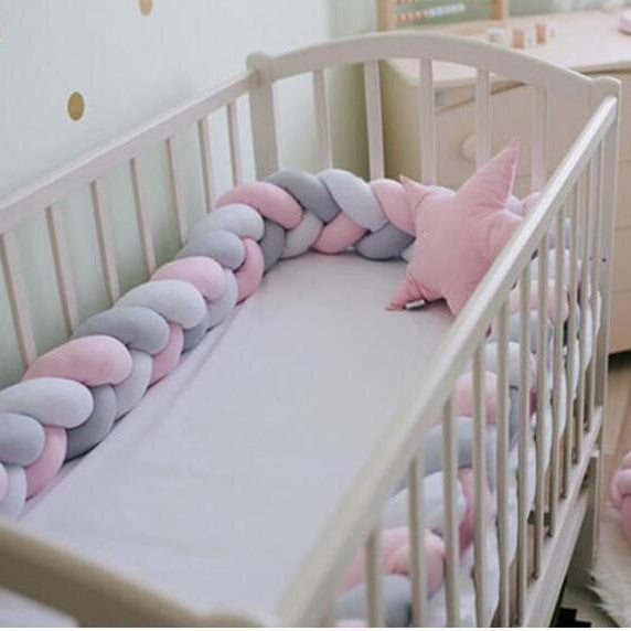 Three-strand Baby Braid Bed Rail Baby Pillow