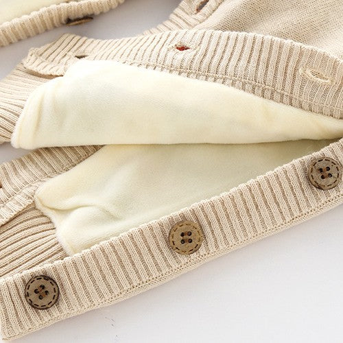 Newborn Baby Crawling Clothes with Thickened Harness