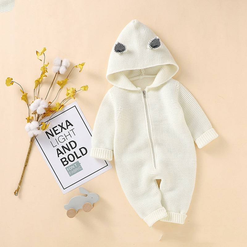 Baby Zipper One-Piece Romper Jumpsuit