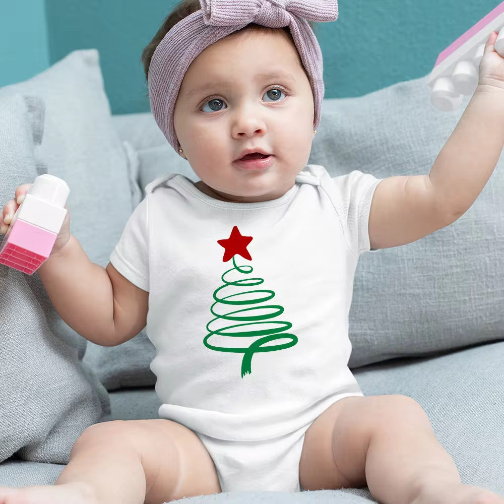 Baby Romper Cotton Short Sleeve Rompers Coating