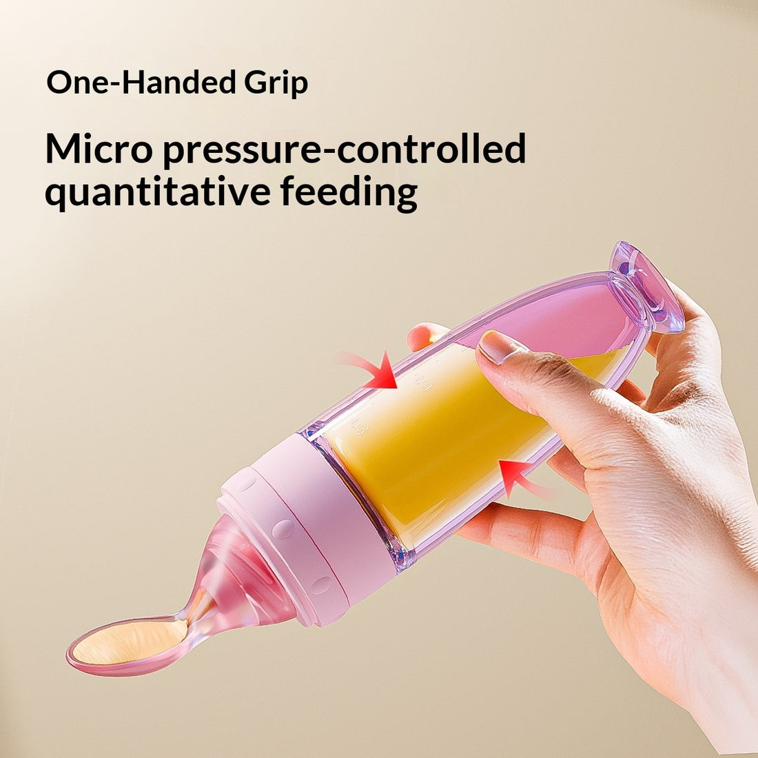 Silicone Baby Feeding Spoon for Food and Rice Porridge