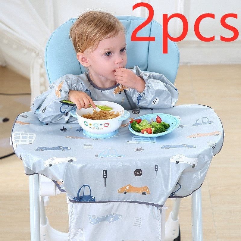 Baby Feeding Bib Cover Anti-Dirty Dining Gown