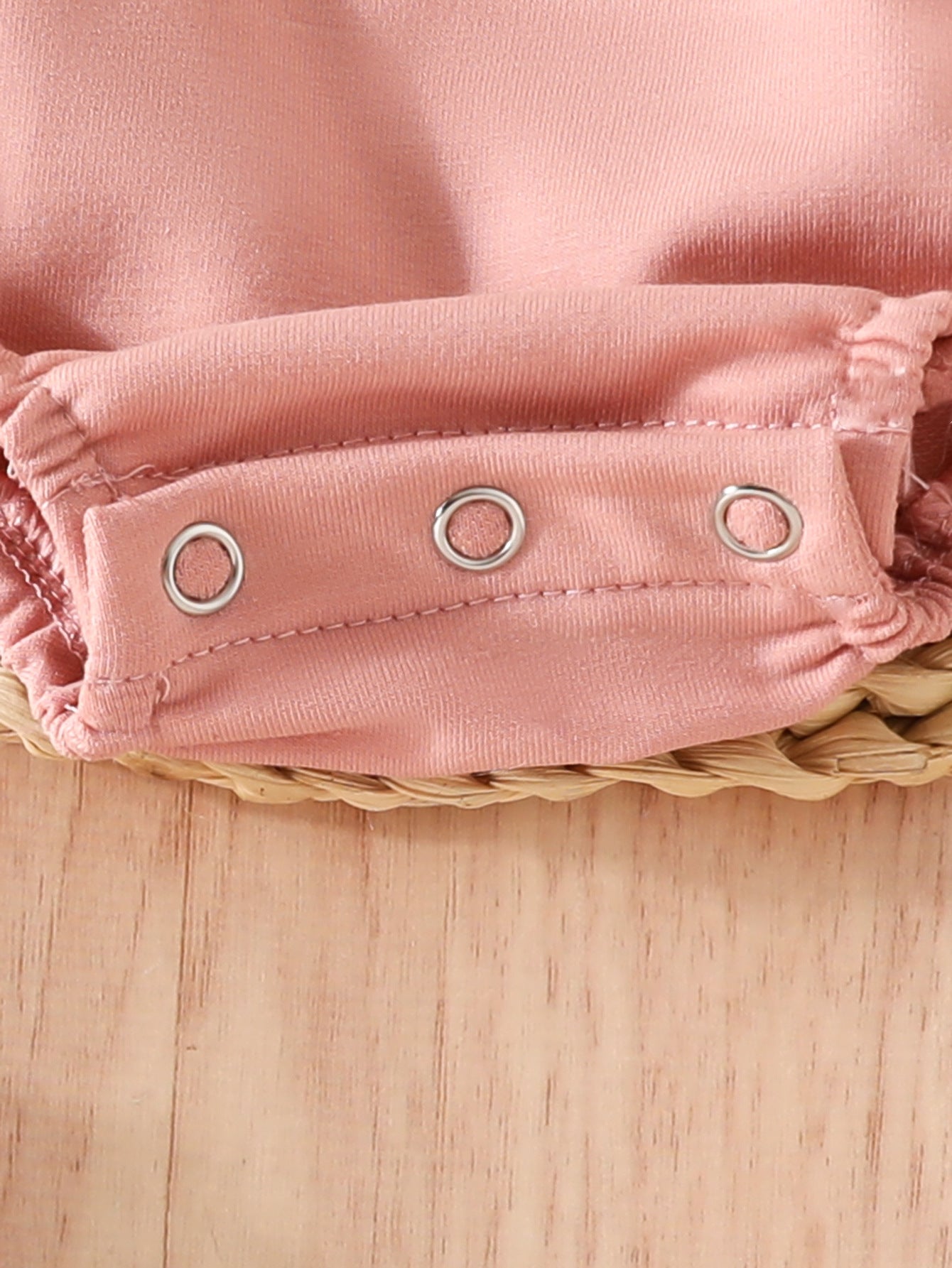 Baby Long Sleeve Triangle Romper with Pocket