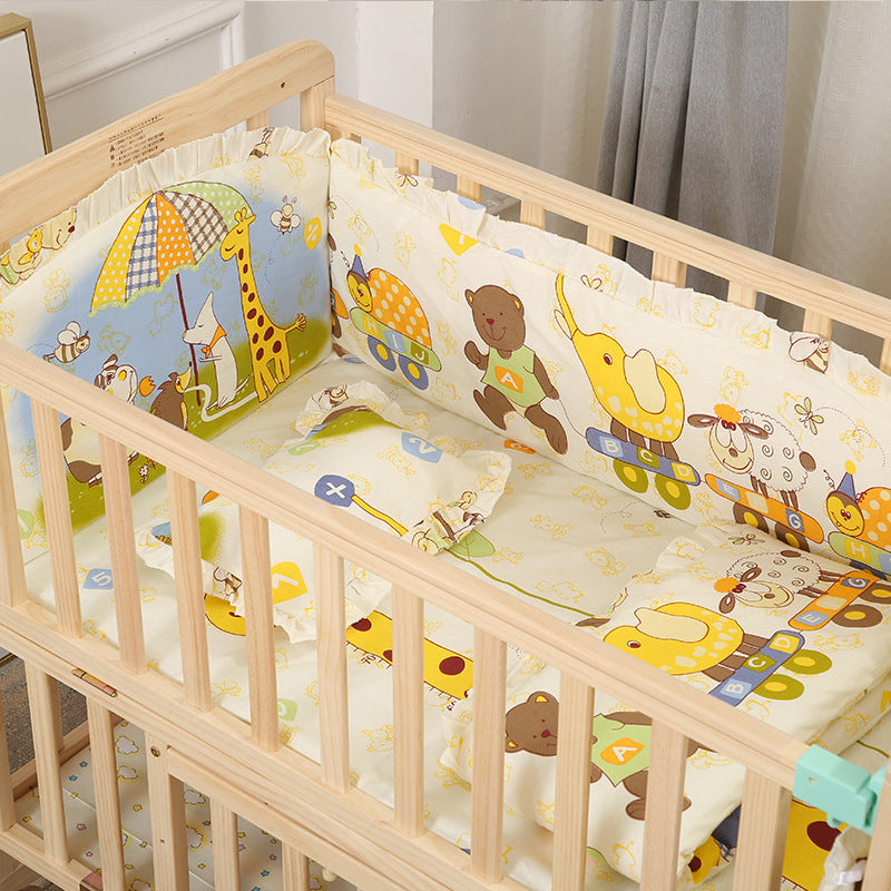 Thickened Soft Anti-Collision Baby Crib Bumper Kit