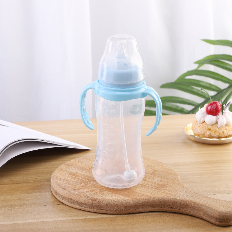 New Wide-Mouth PP Baby Feeding Bottle