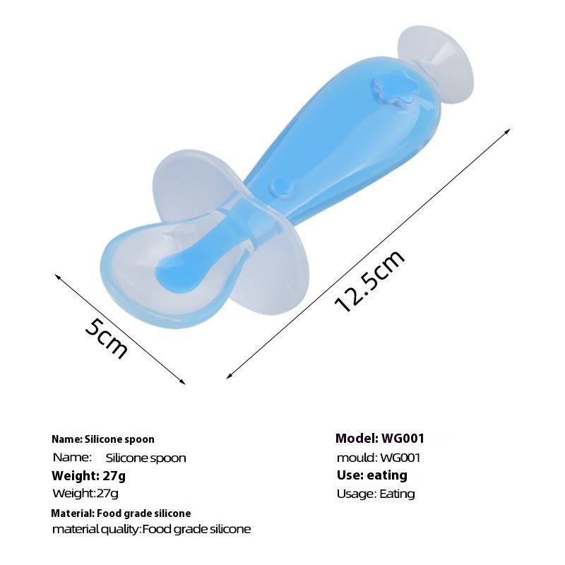 Soft Silicone Baby Feeding Spoon for Food and Soup