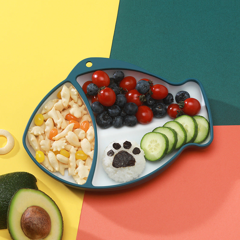 Silicone Non-Slip Baby Feeding Plate and Bowl Set