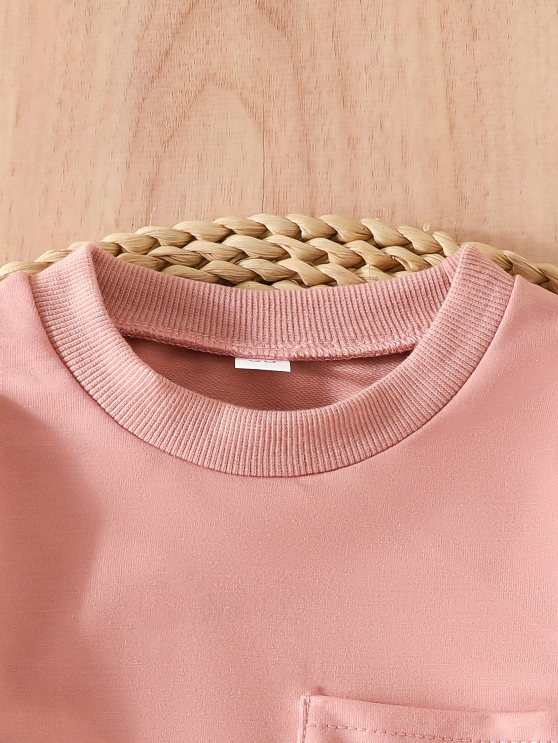 Baby Long Sleeve Triangle Romper with Pocket