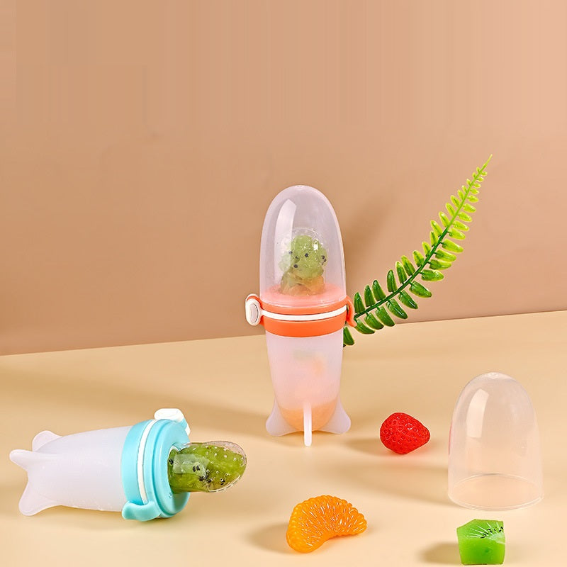 Squeeze Feeding Silicone Baby Solid Food Tools Bowl Milk Bottle