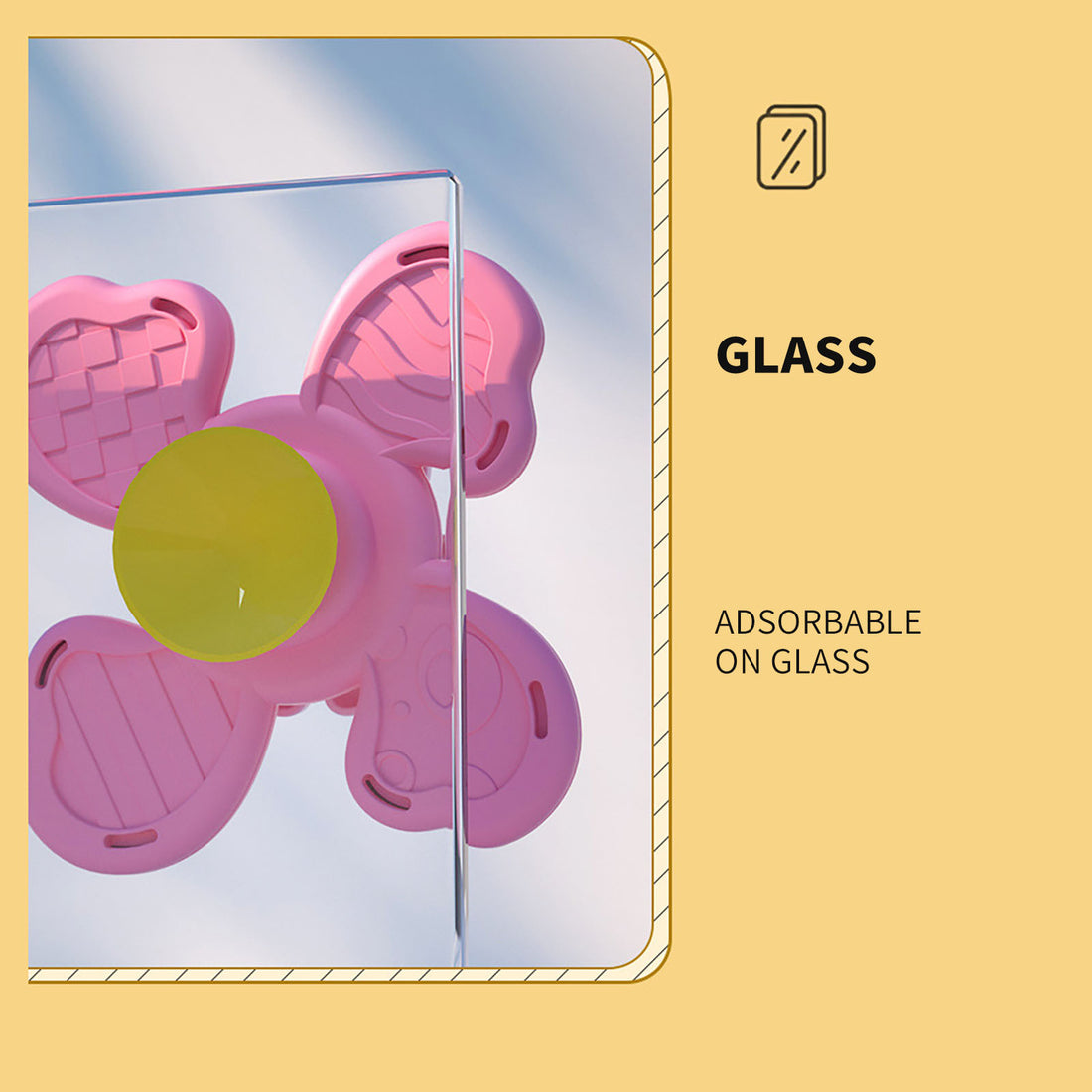 Baby Bath Spinner Toy with Suction Cup Animal Figures