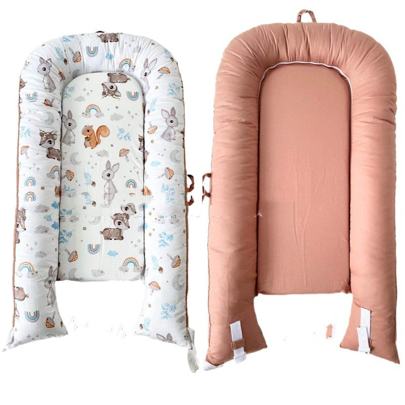 Portable Removable Newborn Baby Crib Middle Bed