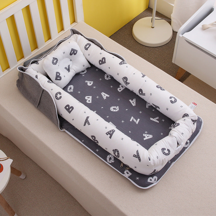 Portable Foldable Cotton Baby Crib for Newborns