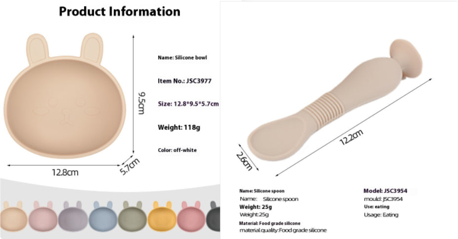 Soft Silicone Baby Feeding Spoon for Food and Soup